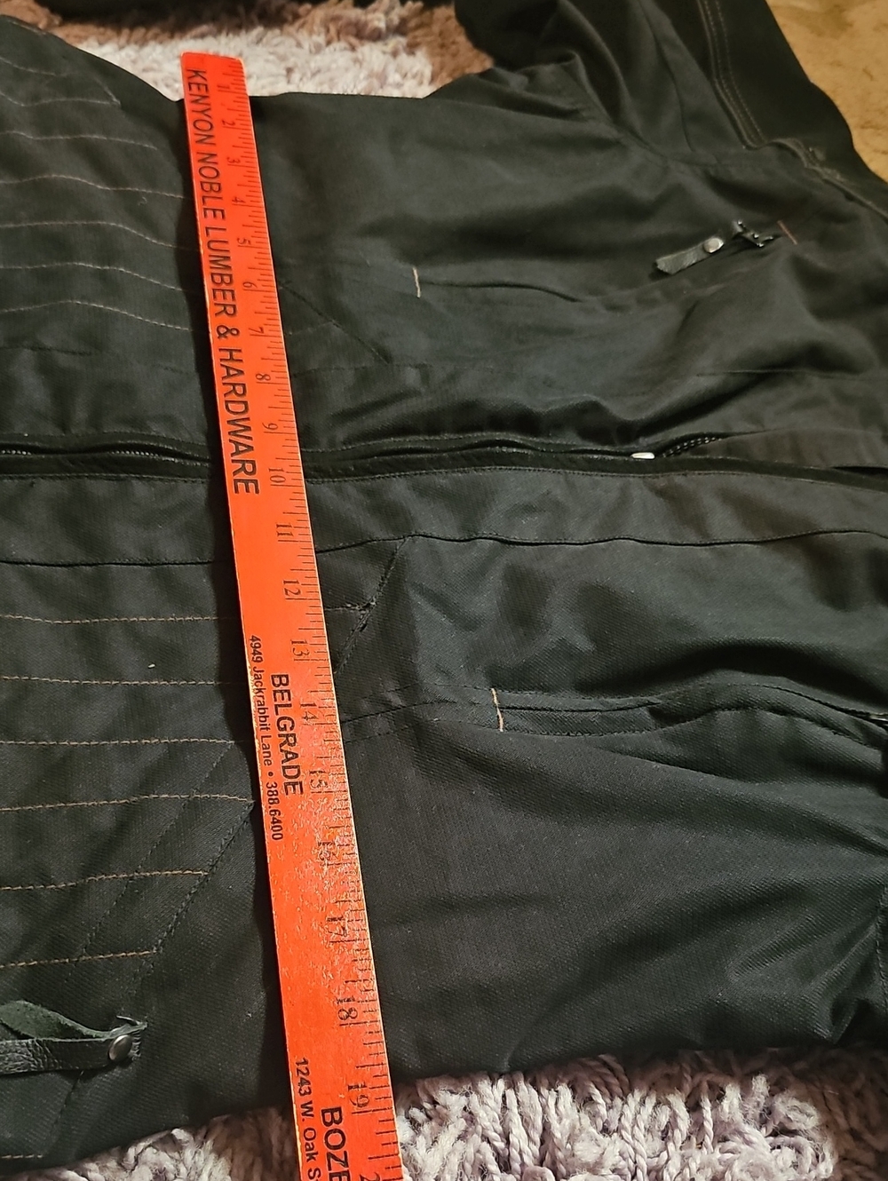 Q Womens Black And Orange Harley Davidson Jacket - Picture 12 of 14